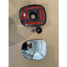 Right oval lower viewing lens